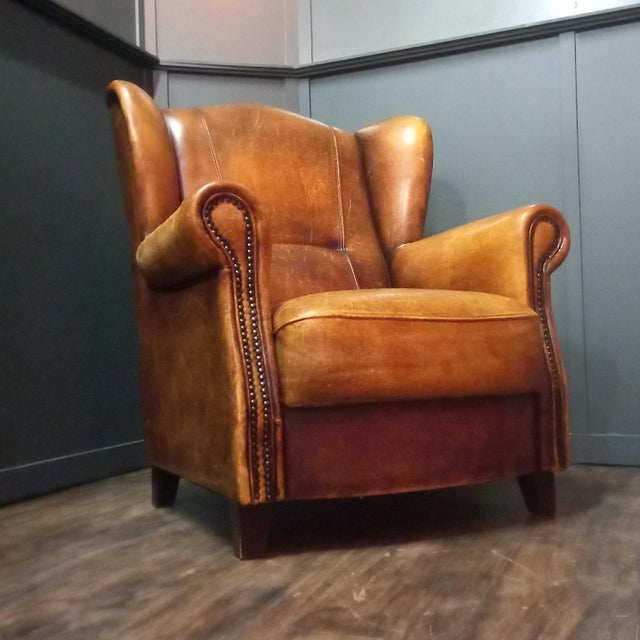 Vintage Sheepskin Lounge Chair, 1990s For Sale - Image 6 of 17