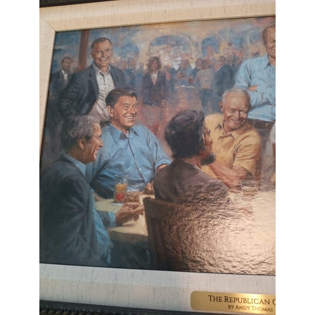 Thomas Celebrate American Leadership With the Republican Club Framed Print by Andy Thomas For Sale - Image 4 of 5