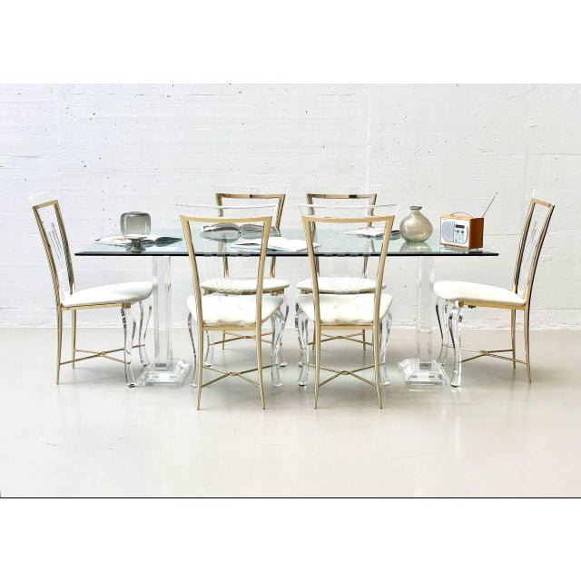 Vintage Table and Chairs by Fabianart for Vereinigte Werkstätten, 1980s, Set of 7 For Sale - Image 12 of 18