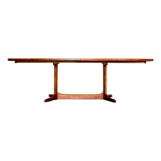Double Extending Dining Table from Skoby, Denmark, 1960s For Sale
