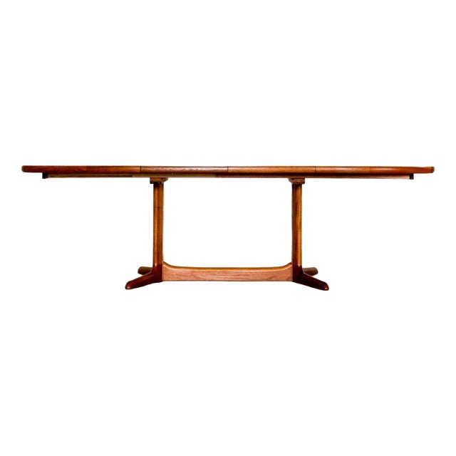 Double Extending Dining Table from Skoby, Denmark, 1960s For Sale