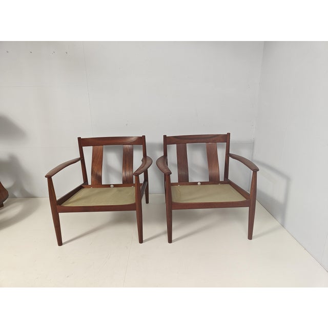 Danish FD118 Lounge Chairs by Grete Jalk for France & Søn, 1960s, Set of 2 For Sale - Image 12 of 15