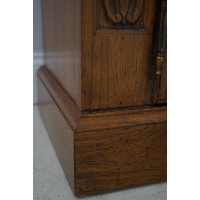 Baker Country French Oak China Cabinet For Sale - Image 10 of 18
