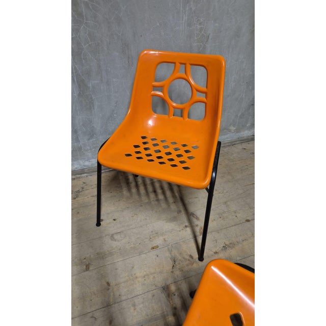 1970s Vintage Space Age Garden Chairs, 1970s, Set of 4 For Sale - Image 5 of 12