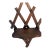 Antique Wood Wall Shelf Small For Sale