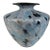 Vintage Murano Style Maestri Vetrai Vase Made in Italy Azzurra For Sale