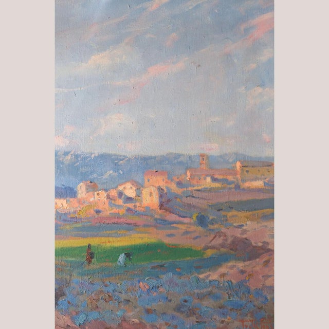 Ramon Trulls Pons, Rural Catalan Landscape, 1950s, Oil on Canvas For Sale - Image 6 of 9