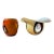 Set of 2, Vintage Dreamlight Mediterrana German Sculptural Art Glass -Amber Votive & Organic Modern Bowl For Sale