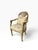 Vintage Italian Neoclassical Giltwood Bird Arm Chair With Botanical Floral Upholstery For Sale - Image 4 of 14