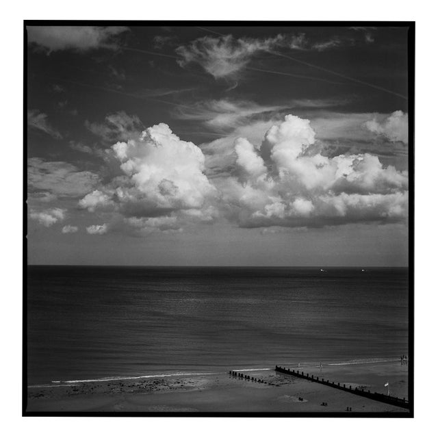 Paul Cooklin, Cromer Seafront, Clouds and Groynes, North Norfolk, Edition of 50 For Sale