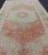 Vintage Turkish Oushak Medallion Rug in Soft Coral, Mint Green, and Beige Tones For Sale - Image 9 of 13