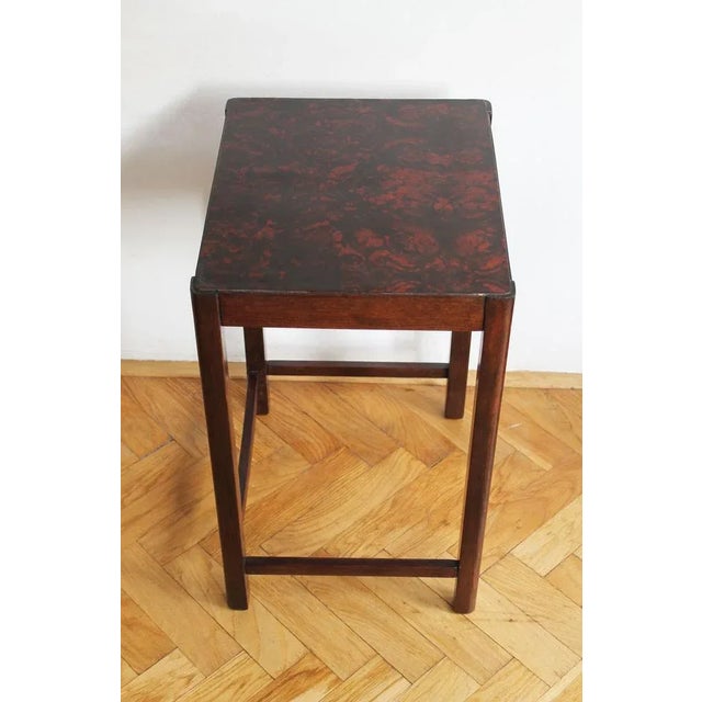 Wood Vintage Side Table, 1920s For Sale - Image 7 of 10
