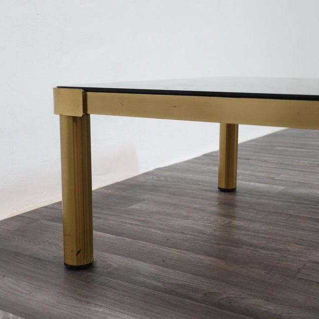 Hollywood Regency Brass Coffee Table, 1970s For Sale - Image 9 of 12