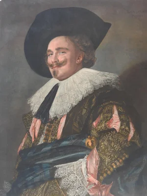 Vintage Lithograph Franz Hals Laughing Cavalier