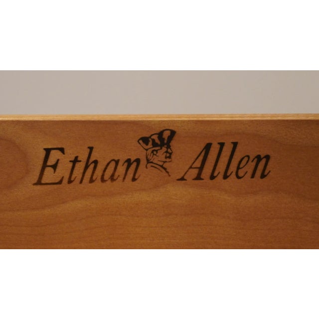 Brown Ethan Allen Heirloom Nutmeg Maple Crp Custom Room Plan 30" Shutter Door Cabinet 10-4511p For Sale - Image 8 of 12