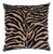 Schumacher Regine Strie Velvet 20" Pillow in Ebony For Sale