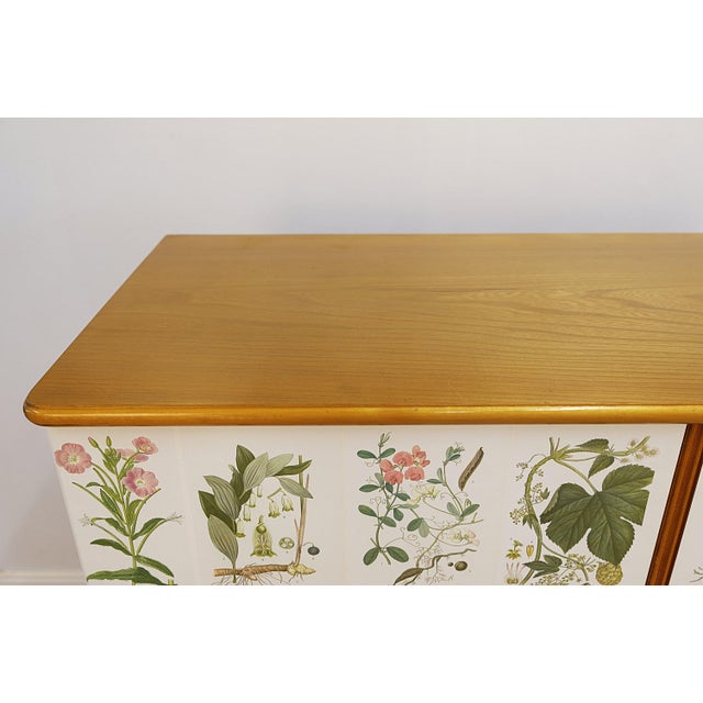 Wood Vintage Swedish Cabinet by Cam Lindman for Nordens Flora, 1940s For Sale - Image 7 of 11