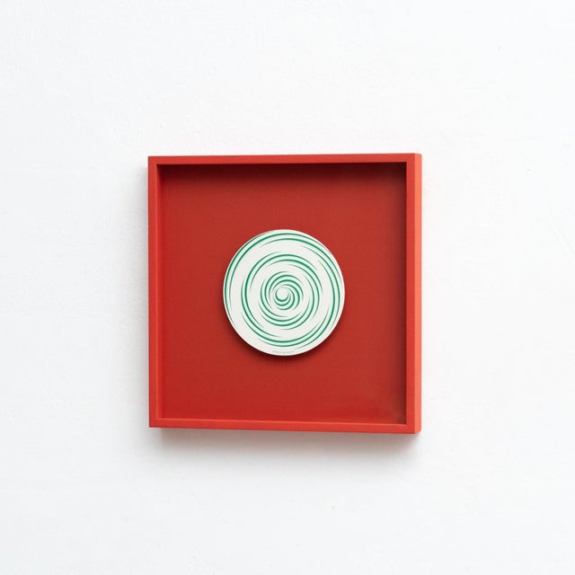 Marcel Duchamp Rotorelief, 1987 Konig Series 133. Henri-Robert-Marcel Duchamp (French 28 July 1887–2 October 1968) was a...