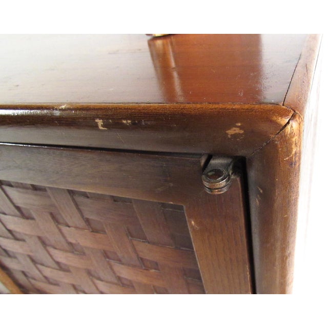 1970s Two-Piece Sideboard with Display Shelf by Lane - 2 Pieces For Sale - Image 11 of 12