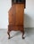 Vintage Queen Anne Style Solid Cherry Slant-Front Secretary Desk For Sale In Miami - Image 6 of 12