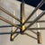 Bronze Candelabra Chandelier for Six Candles, 1960s For Sale - Image 3 of 7