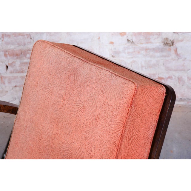 Art Deco Reclining Armchair attributed to J. Halabala for Up Závody, Czech, 1920s For Sale - Image 11 of 11