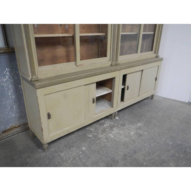 1920s Lacquered Fir Bookcase, 1920s For Sale - Image 5 of 14