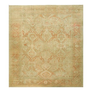 Late 19th Century Zabihi Collection Lage Square Ziegler Sultanabad Rug - 13'5" x 14'8" For Sale