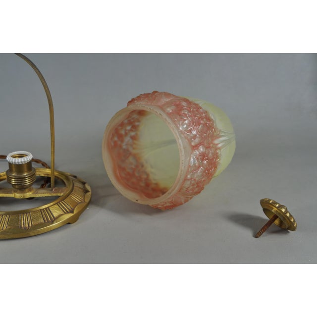 French Art Deco Table Lamp by Hettier Et Vincent & Muller Freres - 1920s France For Sale - Image 13 of 13