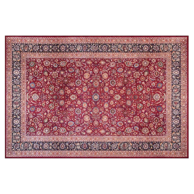 Textile Mid 20th Century Persian Meshed Rug For Sale - Image 7 of 15