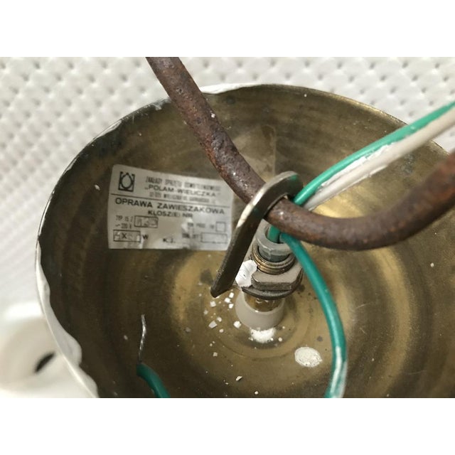 Gilt Chrome and Glass Chandelier, 1970s For Sale - Image 13 of 18