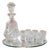Crystal and Cut Glass Tray Shot Glasses, Set of 8 For Sale