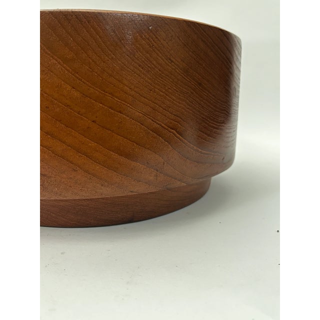 1960s Large Teak Bowl. Denmark For Sale In New York - Image 6 of 8