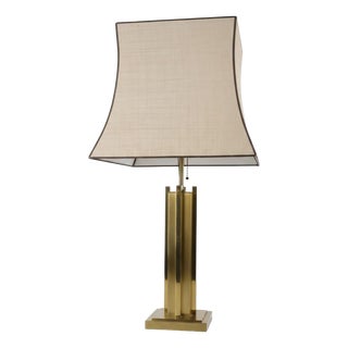 Brass Table Lamp, 1970s For Sale