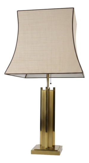 Brass Table Lamp, 1970s