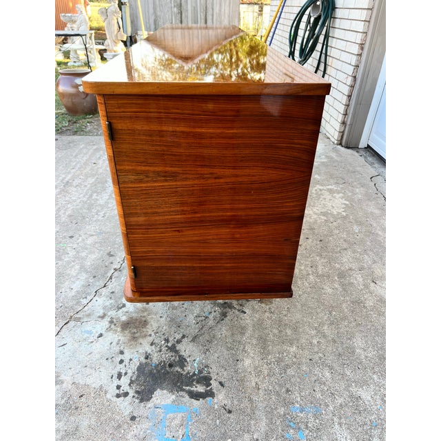 French Art Deco 1930's Light Macassar Sideboard For Sale - Image 9 of 12