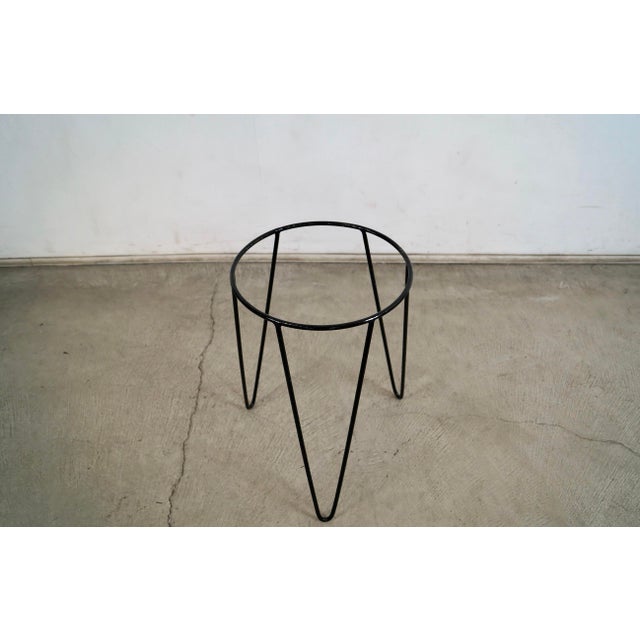 1950s 1950’s Mid-Century Modern Iron Hairpin Plant Stand For Sale - Image 5 of 10