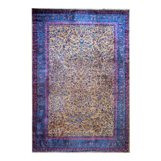 Early 20th Century Persian Kashan Rug For Sale