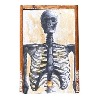 Vintage Original Mixed Media Sculpture Box For Sale