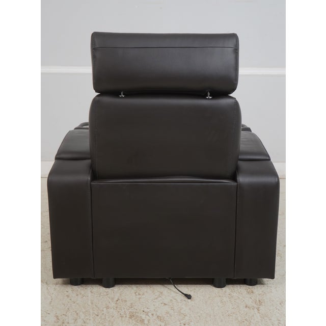 Palliser Lemans Home Theater Leather Power Recliner For Sale - Image 4 of 18