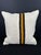 Turkish Hemp Pillow Cushion Natural Beige Black Cushion Cover 20"x20" For Sale - Image 4 of 4