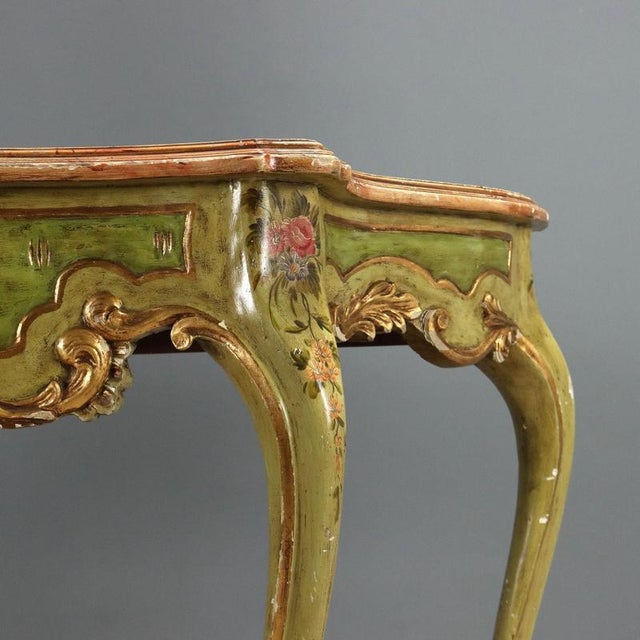 Venetian Baroque Style Console Table For Sale - Image 5 of 8