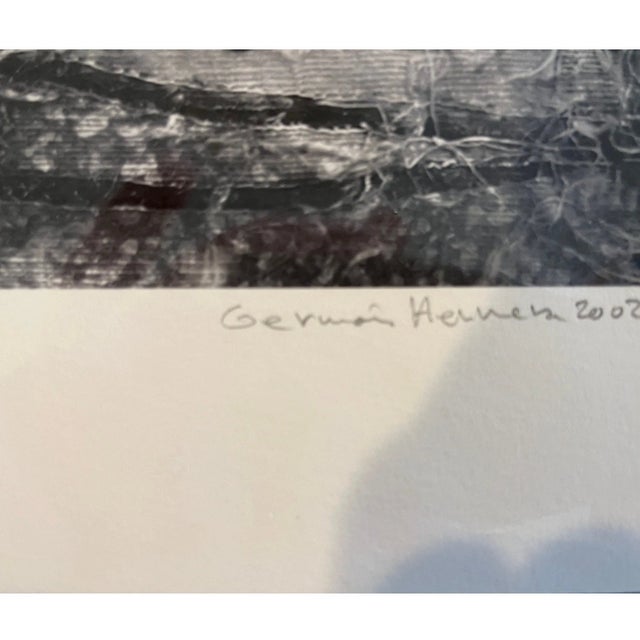 Offered is a compelling limited edition pigment print titled "Unravel" (2002) by the renowned contemporary artist Germán...