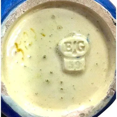 Antique French Edourd Gilles Majolica Vase For Sale In Atlanta - Image 6 of 7