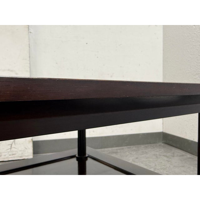 Barbara Barry for Baker Furniture Mahogany Étagère Side Table, Model 3459 For Sale - Image 9 of 12