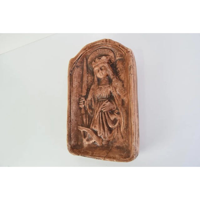 Mid-Century Plaster Wall Sculpture, 1950s For Sale - Image 3 of 10