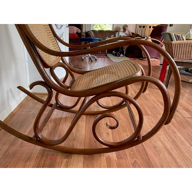 Authentic Model 10 Bentwood Rocking Chair Chairish