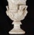Late 18th Century Pair of Late 18th Century Italian Palatial Garden Urns/Medici Vases With Carved Marble For Sale - Image 5 of 6
