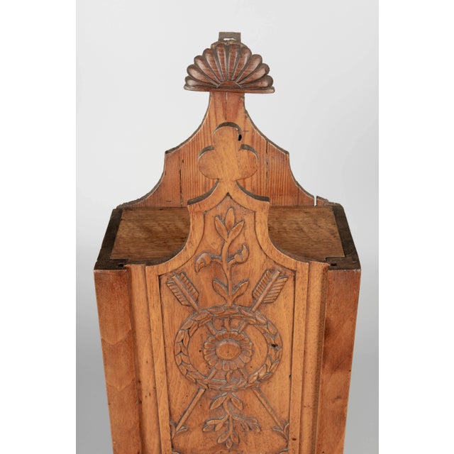 19th Century French Provencal Walnut Fariniere Box For Sale - Image 9 of 10