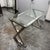 Pottery Barn Ava Metal + Glass Desk For Sale In San Francisco - Image 6 of 12